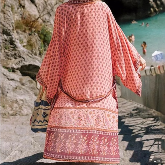 Beautiful desert sunset BoHo cover-up - Picture 2 of 8